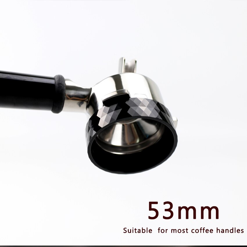 53mm doseringsring i aluminium med magnet, portafilter erstatningsring til kaffefilter til espressobrygging
