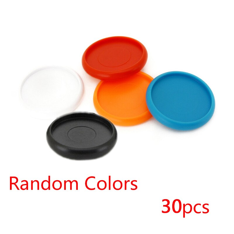 30Pcs 28Mm Kleurrijke Paddestoel Disc Binding Notebook Ringband Planner Bindier Disc Diy Losbladige Ringen Binding Kantoor levert: Random Colors-30pcs