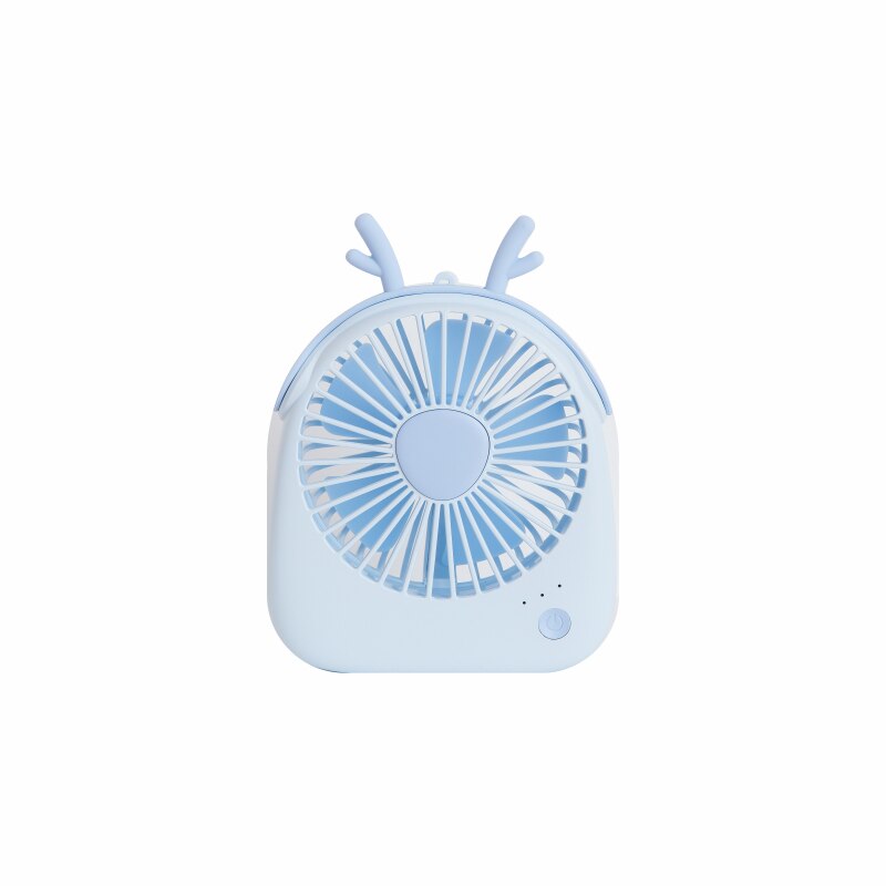 CAFELE Mini Fan Rechargeable USB Fan Portable Handheld Fan 3-Speed Mini USB Handy Small Desktop USB Cooling Fan Cooler: Blue