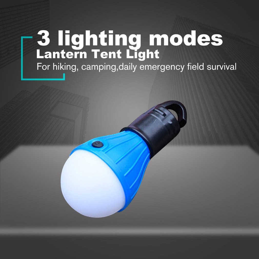 mini bærbar lanternetelt lampe ledet nødlampe vanntett hengende krok lommelykt til utendørs camping