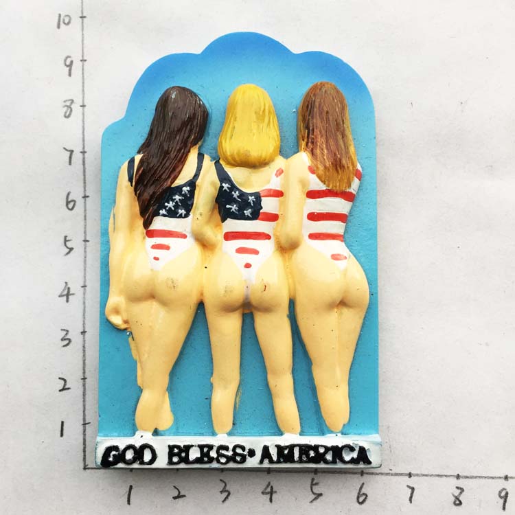Alaska Fridge Magnets Souvenir Las Vegas Hawaii Chicago USA Tourist Refrigerator Stickers Kitchen Decor Resin Crafts Ideas