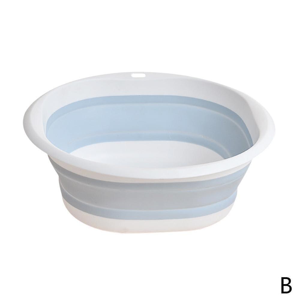 Lavabo portátil plegable para viaje en casa: B