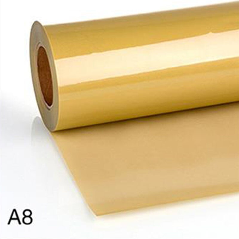 12 " x11 yard /30 cmx 10m pvc varmeoverførsel vinylfilm varmepressemaskine t-shirt strygejern på htv print ark gør det selv tøj: A8