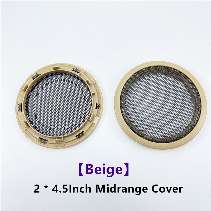 auto Porta tweeter Midrange Altoparlanti Della Copertura per BMW F30 F31 F34 F52 F48 F15 F16 F39serie triplo Audio altoparlante a Tromba accessori: 2 Beige Mid copertina