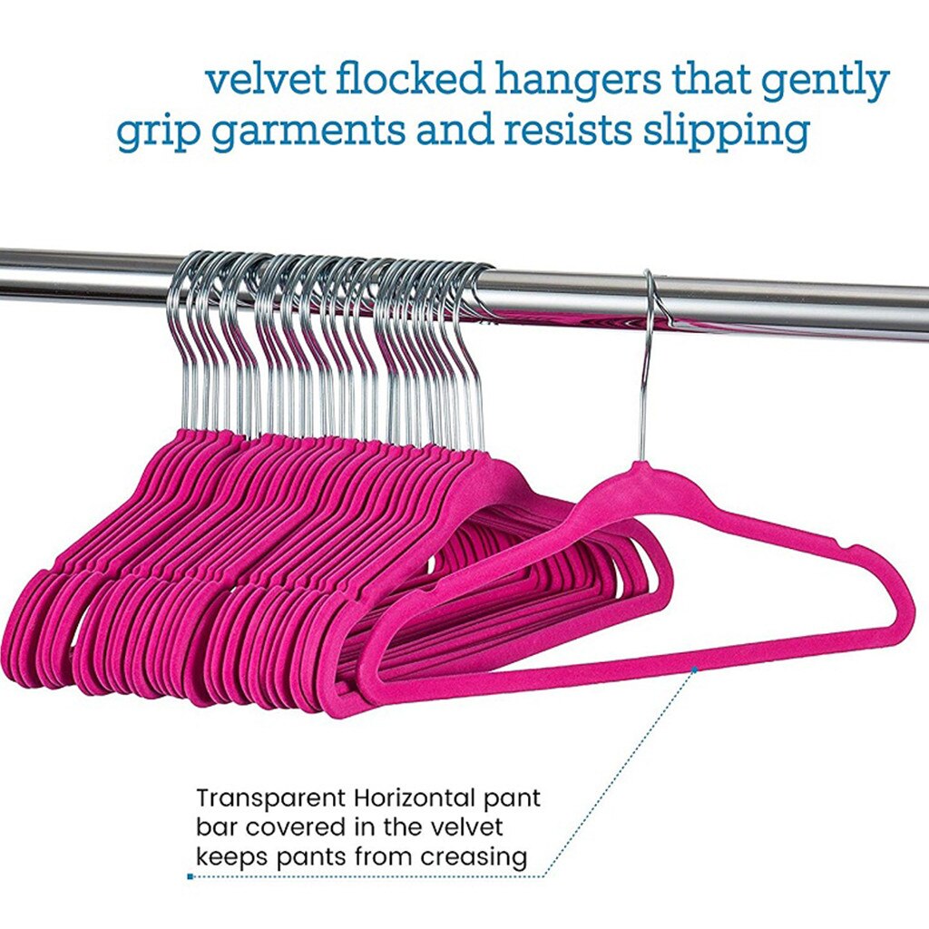 Flocking Rack 10/20/30 Pack Flocking Hanger Non-slip Plastic Flo... – Vicedeal