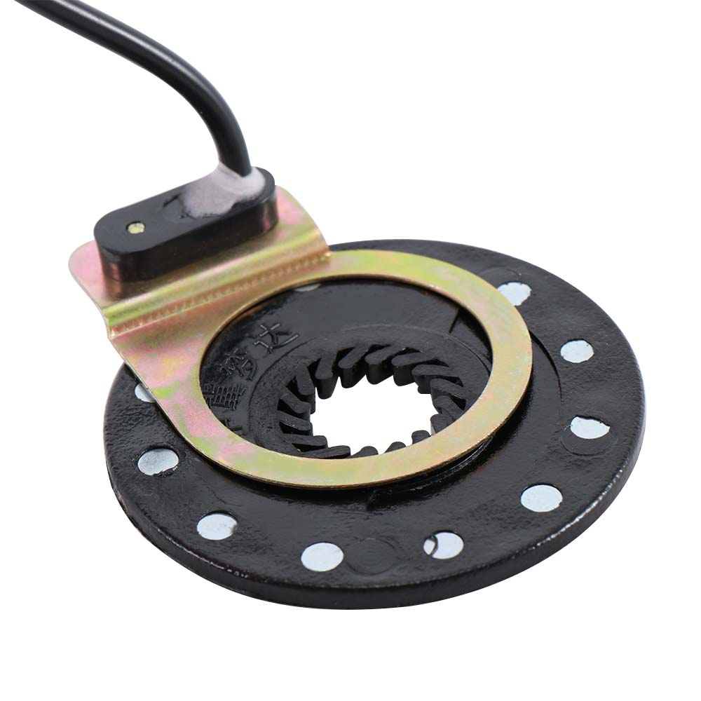 Elektrische Fiets Pedaal 12 Magneten E-Bike Pas Systeem Assistent Sensor Snelheidssensor Zwarte Kleur Te Installeren