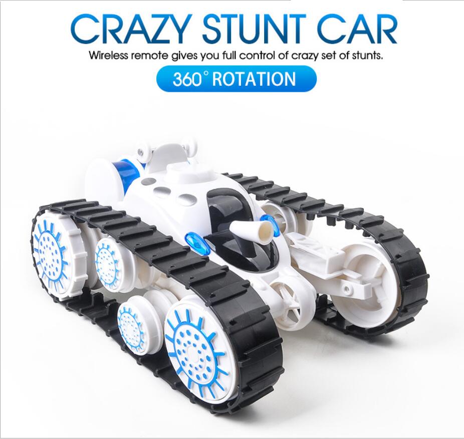 Kinderen afstandsbediening tank auto turn 360 vervorming jongen tanks L voor kinderen: WH