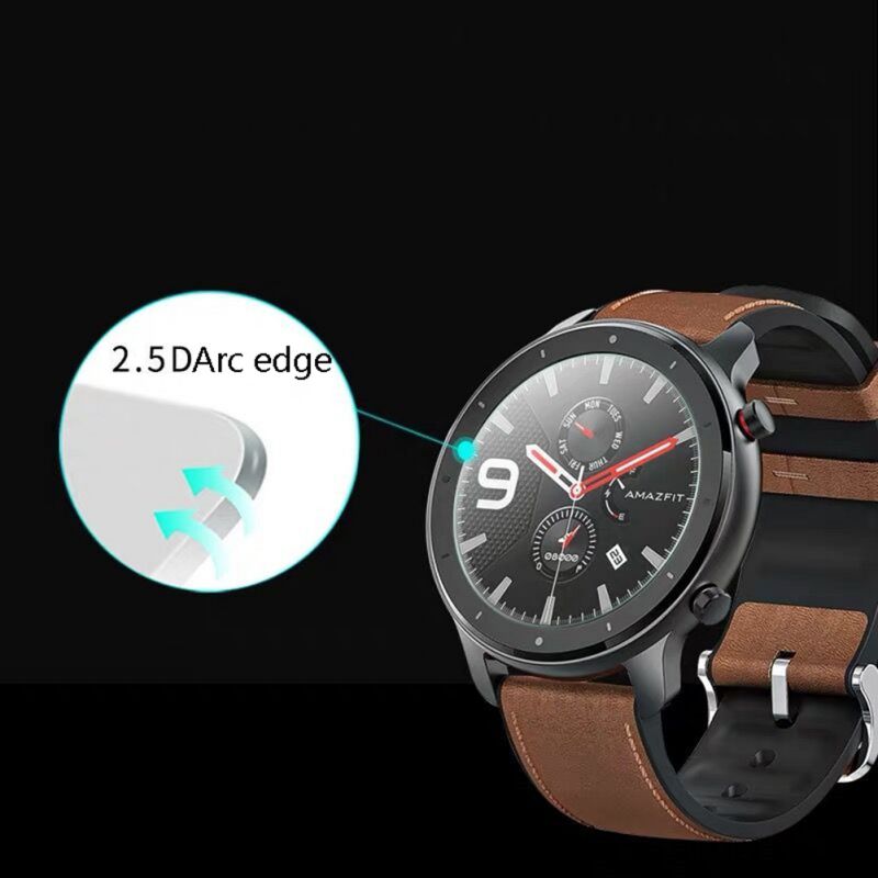 El más Protector de pantalla de vidrio templado de película transparente de para AMAZFIT GTR Smart Watch 42/47mm Smart watch accesorios de protección