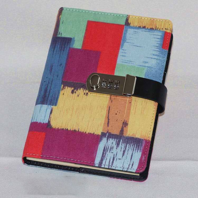 Cuaderno de diario con bloqueo de contraseña, páginas, 130 páginas, para estudiantes que mantienen secretamente la agenda, 260: Azul marino