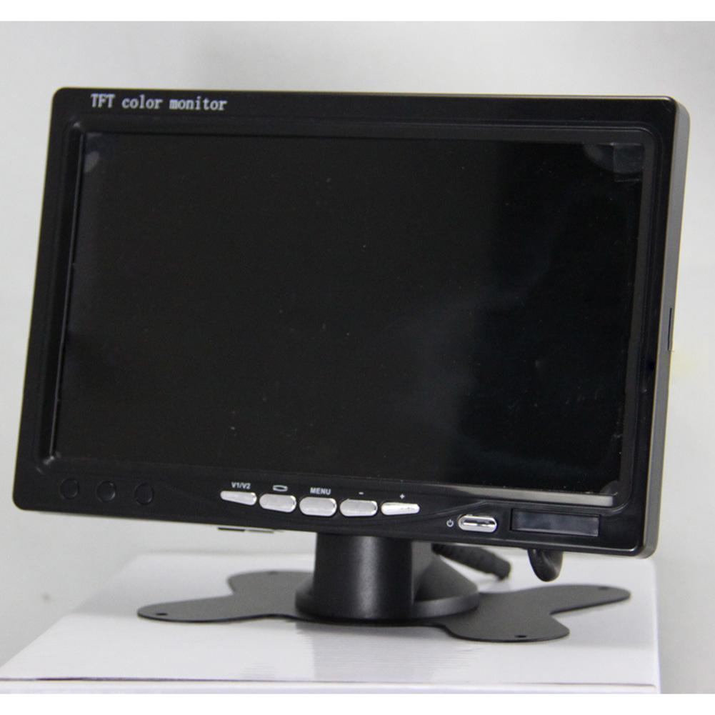 7Inch Tft Lcd Wired Auto Monitor Hd Display Wired Reverse Camera Parkeersysteem Display Voor Auto Achteruitkijkspiegel Monitoren