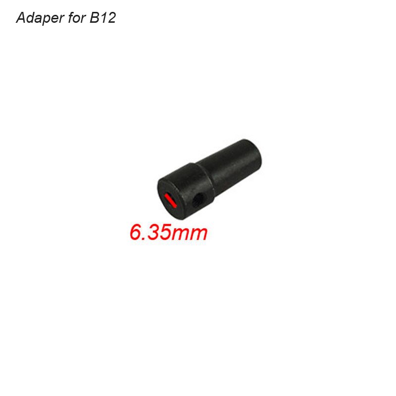 Mini Electric Drill Chuck Adapter for B12 Taper Connector Rod Motor Shaft Adapter For Motor 775 795 895 Drill Chuck Coupling: Chuck Adapter 6.35mm
