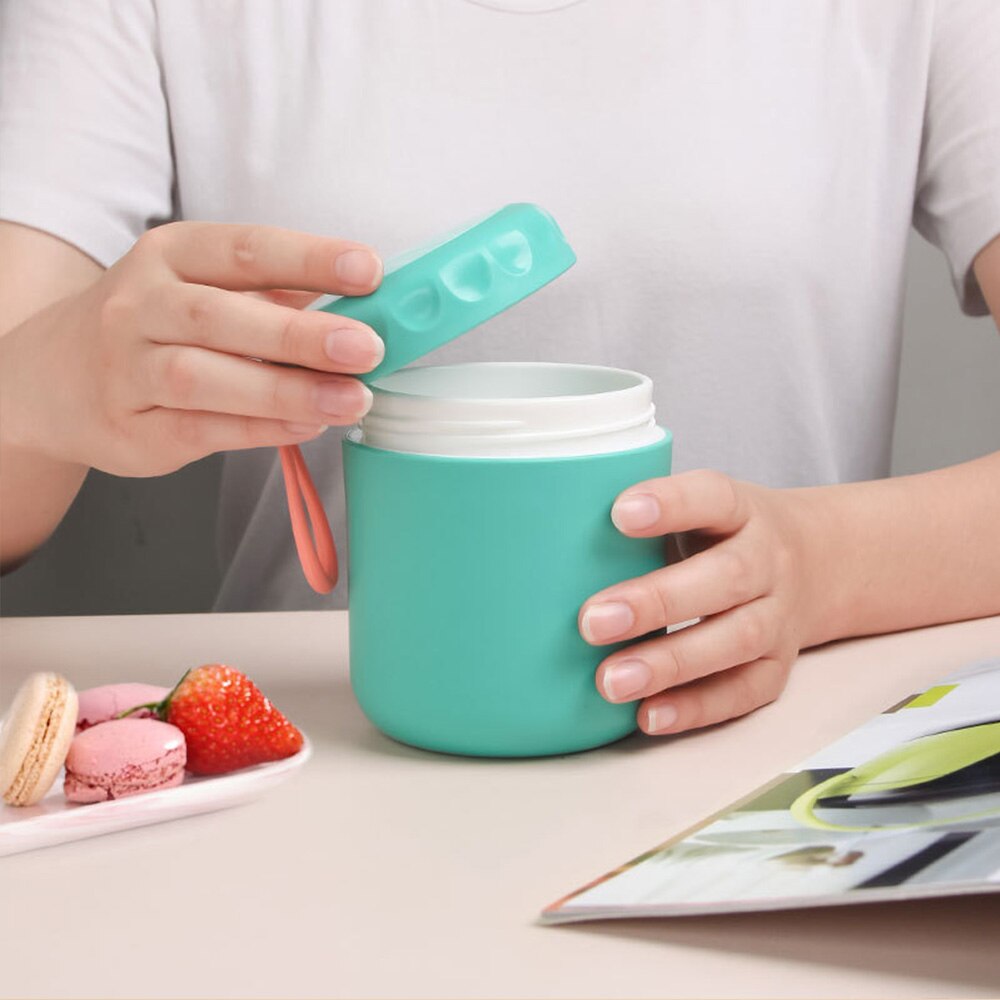 Grote Capaciteit 430Ml Thermos Lunchbox Draagbare Roestvrij Staal Voedsel Soep Containers Thermosflessen Thermocup