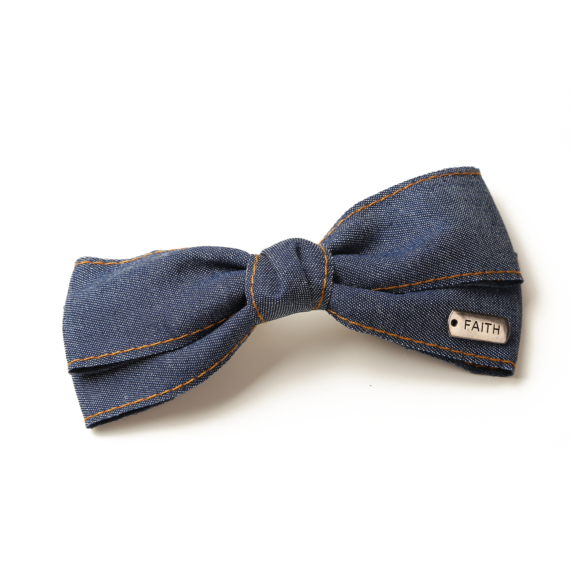 Denim Hair Clip Hairpins French Barrettes Clip Cool Girls Korean Handcraft Style Hair Accessories for Girls: Dark Khaki