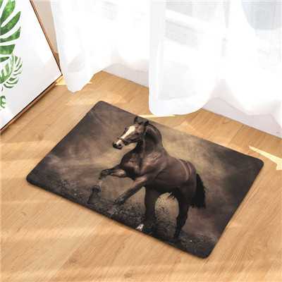 Welcome Mats 9S tyles Horse Print Doormats Bathroom Kitchen Carpet Home Floor Mats Living Room Anti-Slip Rug 40X60 50X80cm: 7 / 40x60cm