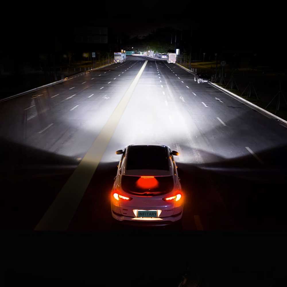 H4 LED LENS Moto Auto Headlight AC/DC 8-80V Moto Moto Autobike Canbus proiettore lampadina Hi/Lo Beam Lamp High Power
