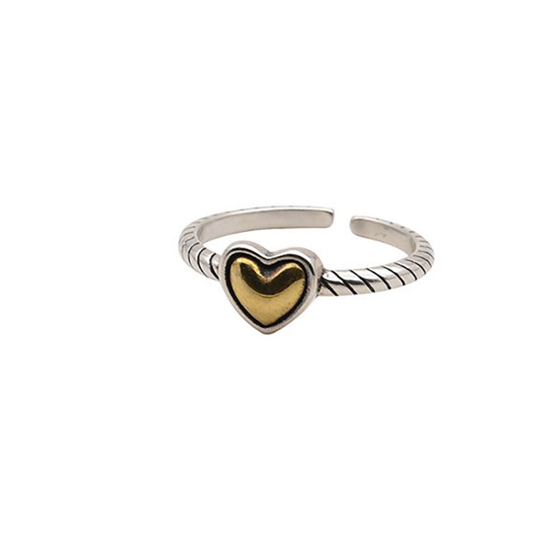 Foxanry 925 Sterling Silver LOVE Heart Rings for Women 1314 Digital Thai Silver Birthday Party Jewelry: LOVE Heart