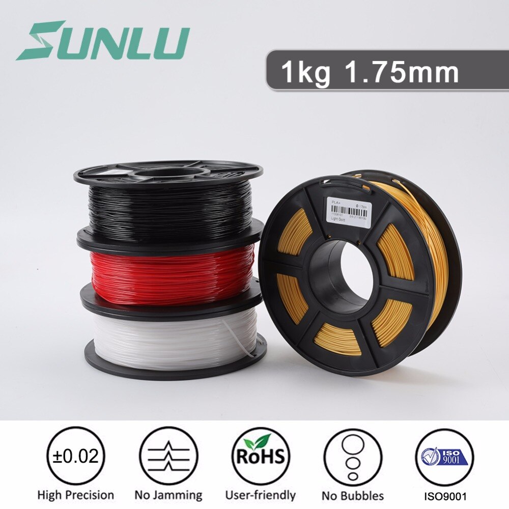 Sunlu 1Kg 1.75Mm Abs Filament Plastic Extrusie Machine Lijn Magnetische Filament Voor 3d Printer Abs Filament Extruder Gratis