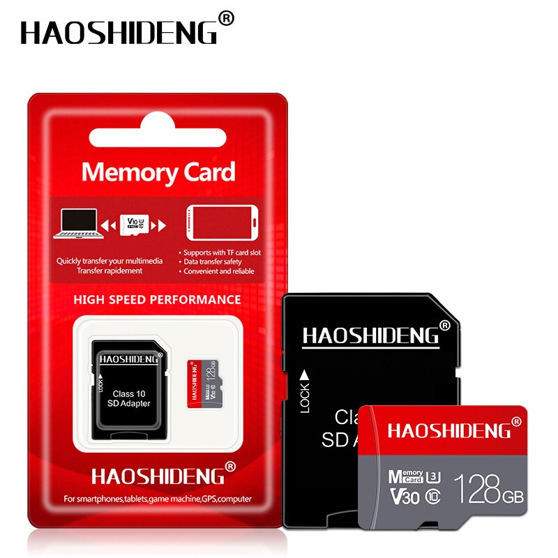 Geheugenkaart micro sd kaart 128gb 32gb 16gb 64gb klasse 10 flashkaart 8gb geheugenkaart sd/tf kaart: 128gb