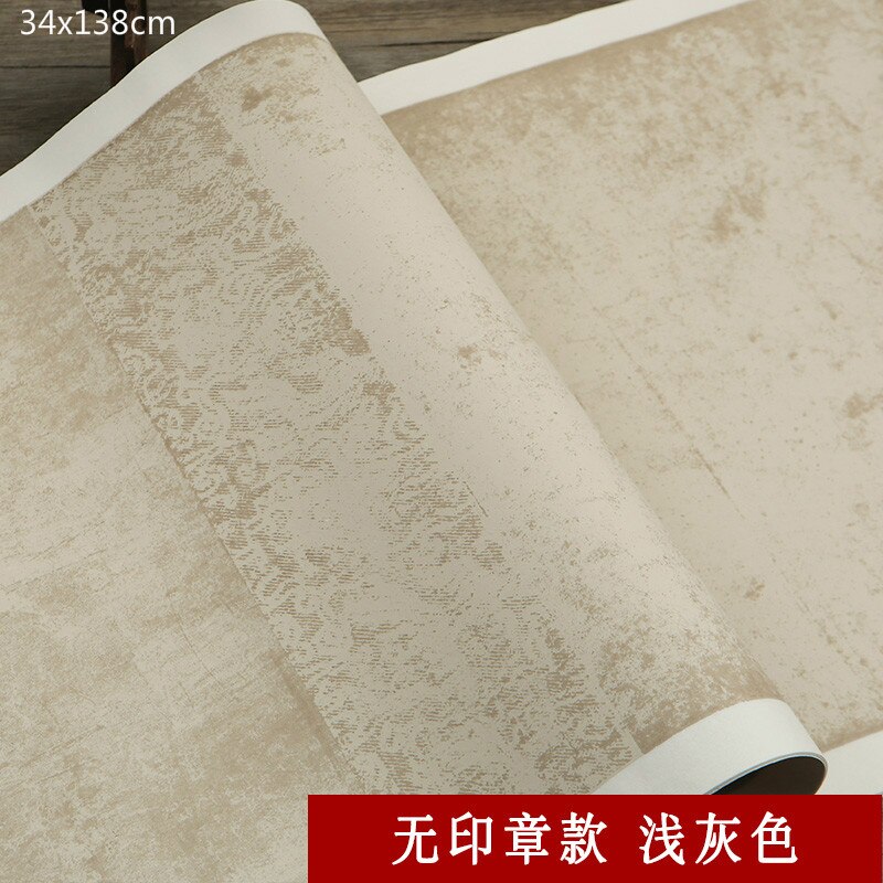 Chinese Xuan Paper 5sheets/lot Retro Batik Half Ripe Calligraphy Paper Chinese Brush Calligraphy Special Paper Copybooks: F 34x138cm