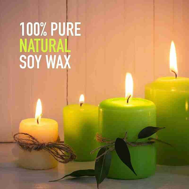 Schilferige Rookloze Soja Wax Voor Kaarsen Kaars Maken Materiaal 500/300/100G Gemaakt Geurende Materialen Wax Waxen kaarsen Smelt Weer K4V3