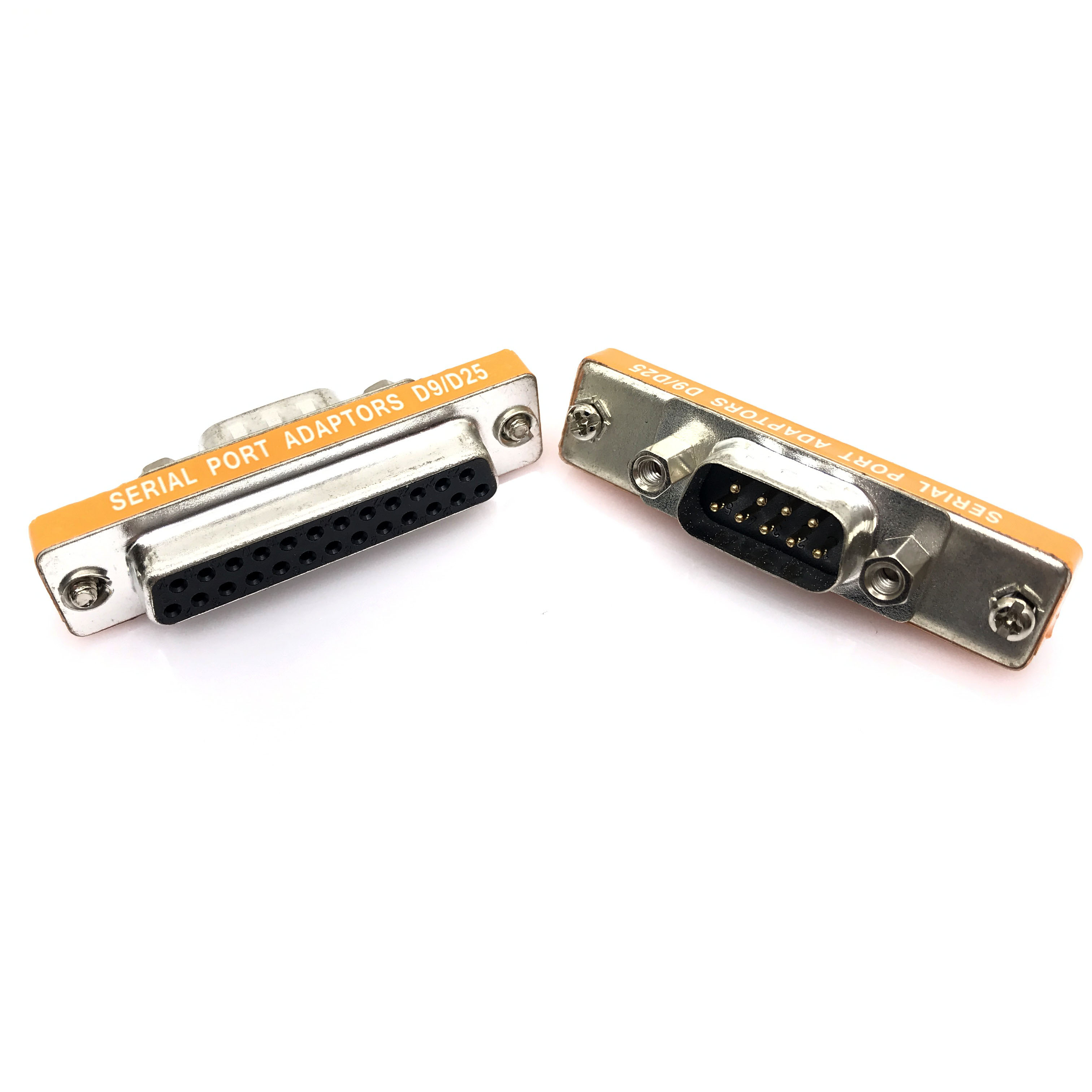 Mini adaptateur DB25 à DB9, mâle à femelle M/F série au modem Mini adaptateur changeur de genre couremplaçant RS-232