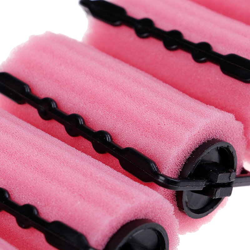 6/8pz Spugna della Gomma Piuma Dei Capelli Fai Da Te messa in piega Rulli Bigodini produttori di Torsione Strumento