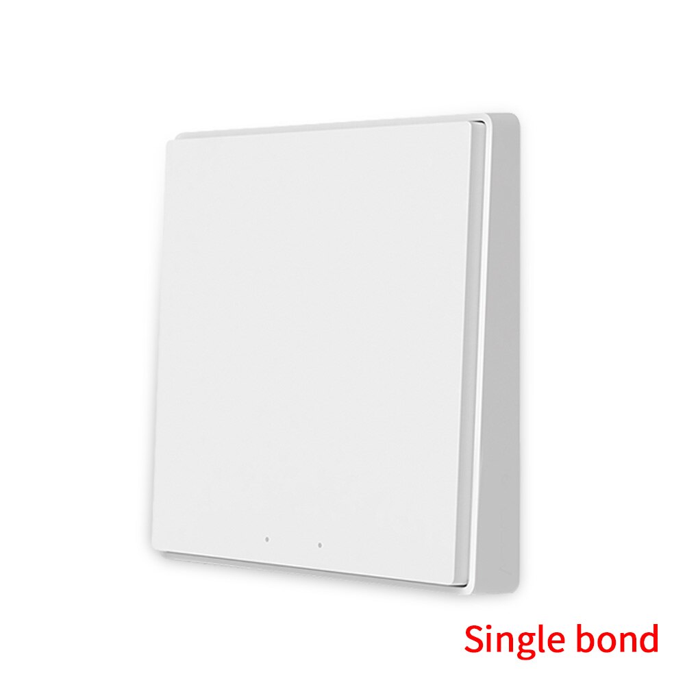 Aqara D1 Wireless Smart Switch Zigbee Remote Control 1/2 Key Work With Wall Switch For Homekit Xiaomi Mijia Mihome APP: 1 key