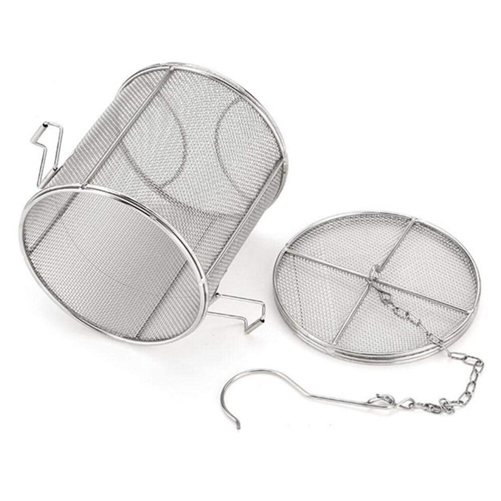 Stainless Steel Spice Infuser Soup Filter Basket Cooking Soup Filtering Tool Silver