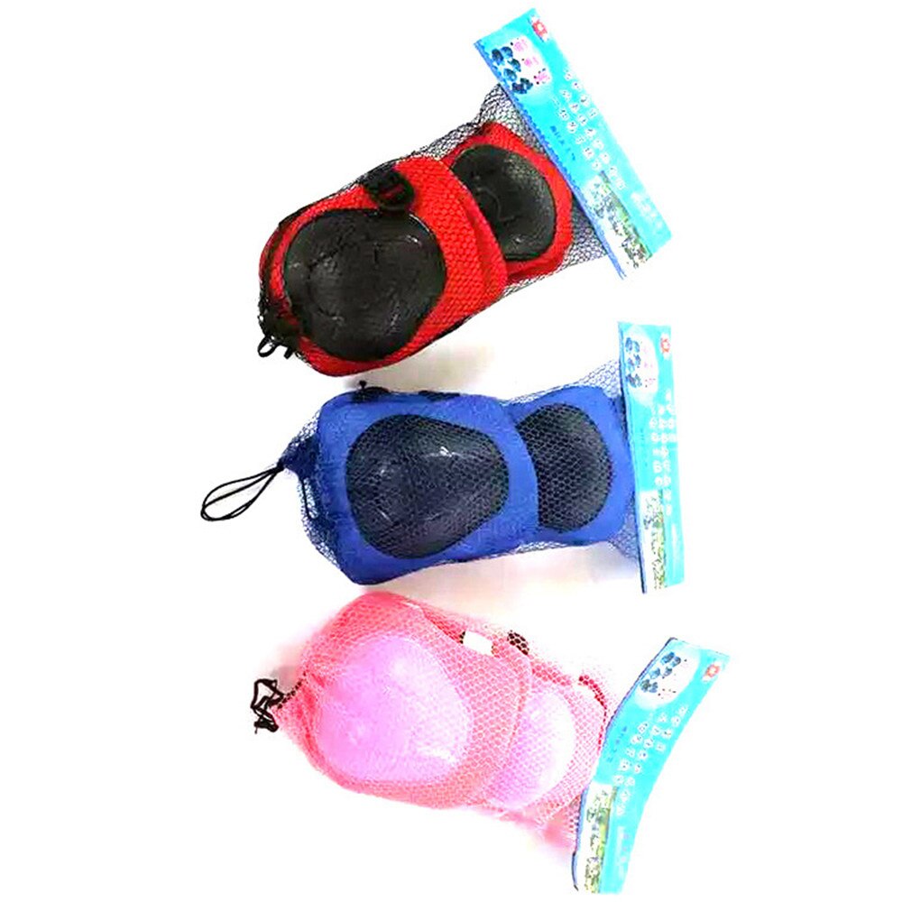Barn knäskydd armbågsskydd handledsskydd skyddsutrustning set för barn skateboard cykling ridning utomhussport handskydd handskydd