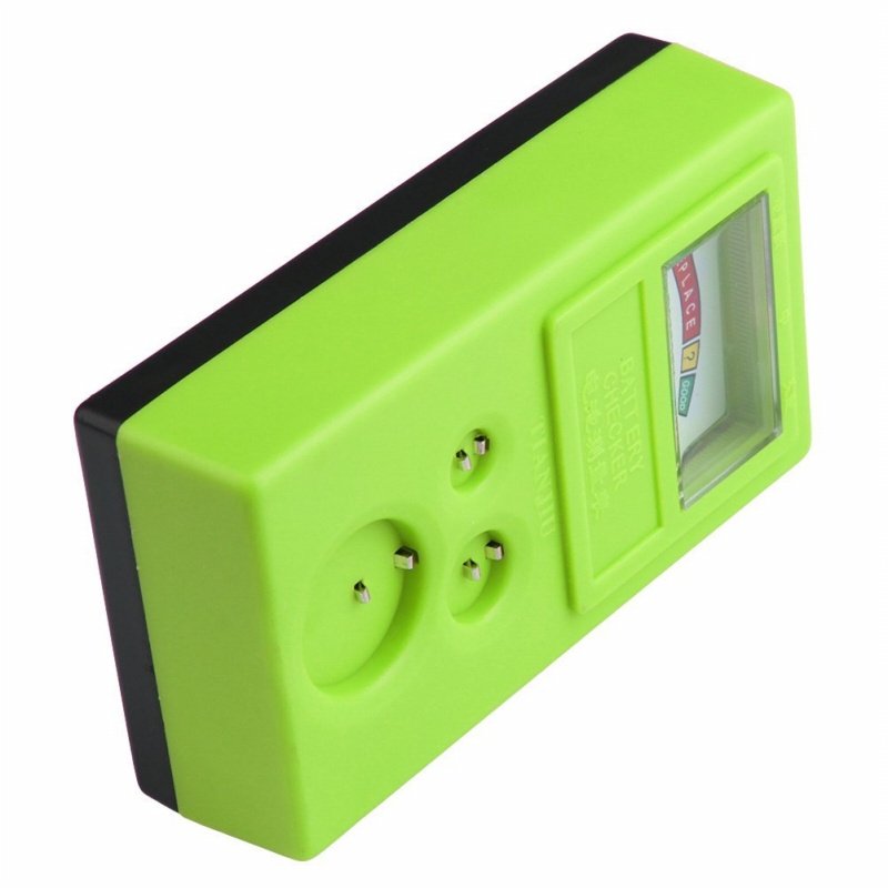 1.55V En 3V Knoopcel Battery Checker Tester Groen