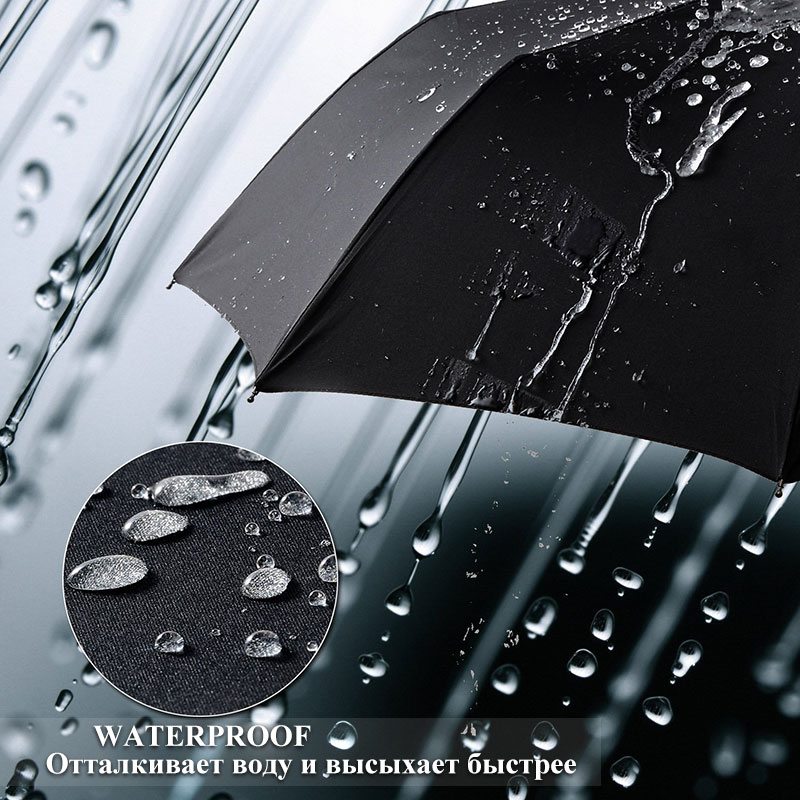 Klassische Englisch stil Regenschirm Männer Automatische Große Wind Beständig 3 Falten Regenschirm Regen Frauen Geschäft Männliche Sonnenschirm