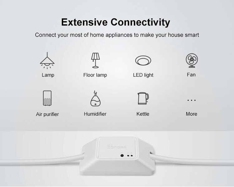 SONOFF-interruptor inteligente Zigbee BASICZBR3 para hogar, dispositivo de Control de voz de 100-240V, CA, Alexa, funciona con concentrador de SmartThings para iOS/Android