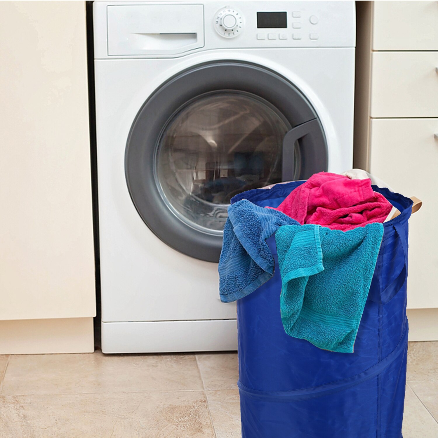 Tøykurver vanntett sammenleggbart tøy hindrer skittentøy oppbevaringsbeholder stor husholdningstaske med håndtak