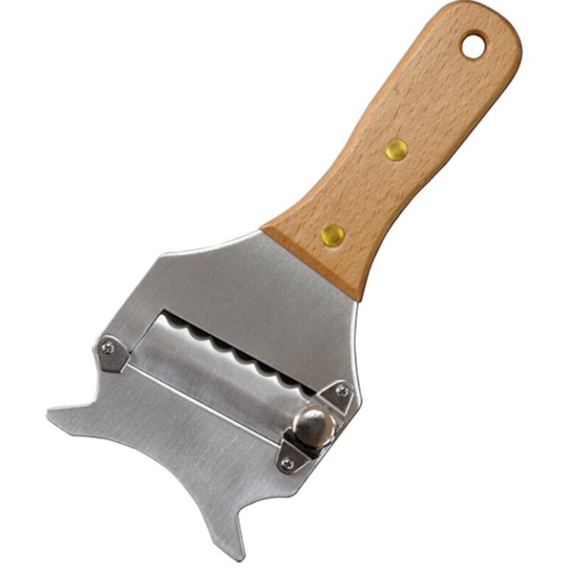 Couteau à truffe et fromage en acier inoxydable, trancheur à lame réglable, rasoir à chocolat, lame ondulée, couteau à Dessert, gadget de cuisine