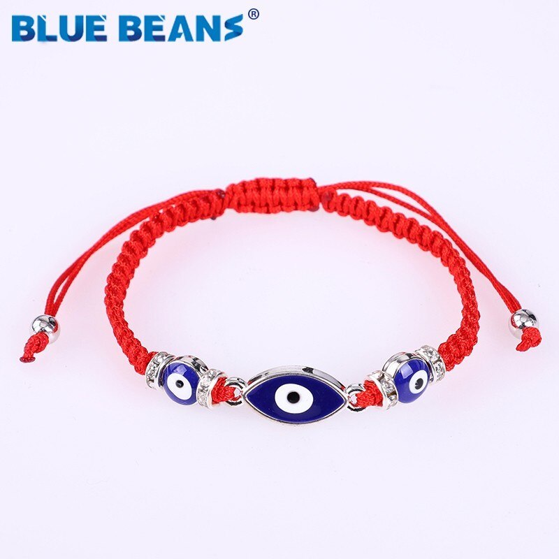 European cross bracelet Women Red Lucky String Evil Eye Adjustable Charm Bracelets Crystal Inlaid Jesus Jewelry: 13