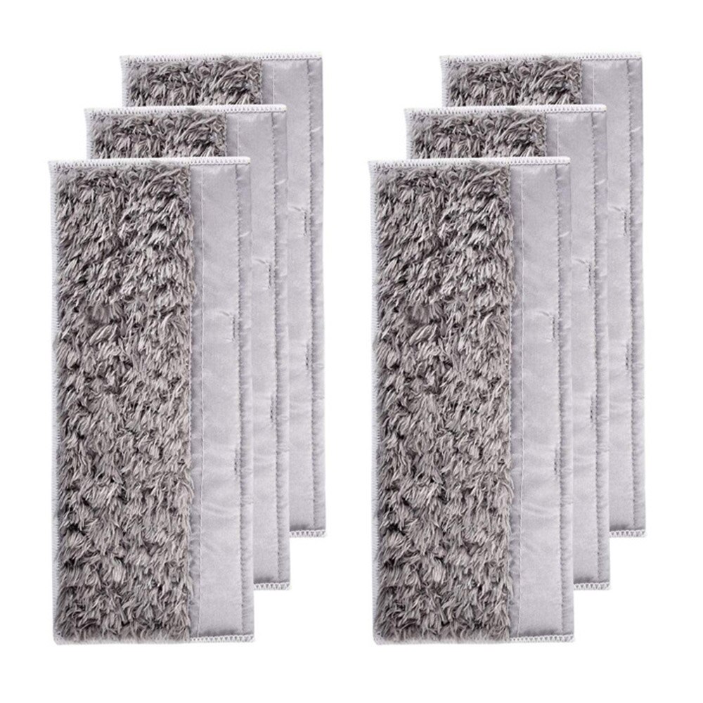 6 Pack Wasbare Nat Dweilen Pads Vervanging Compatibel Met Irobot Braava Jet M6: 6-dry