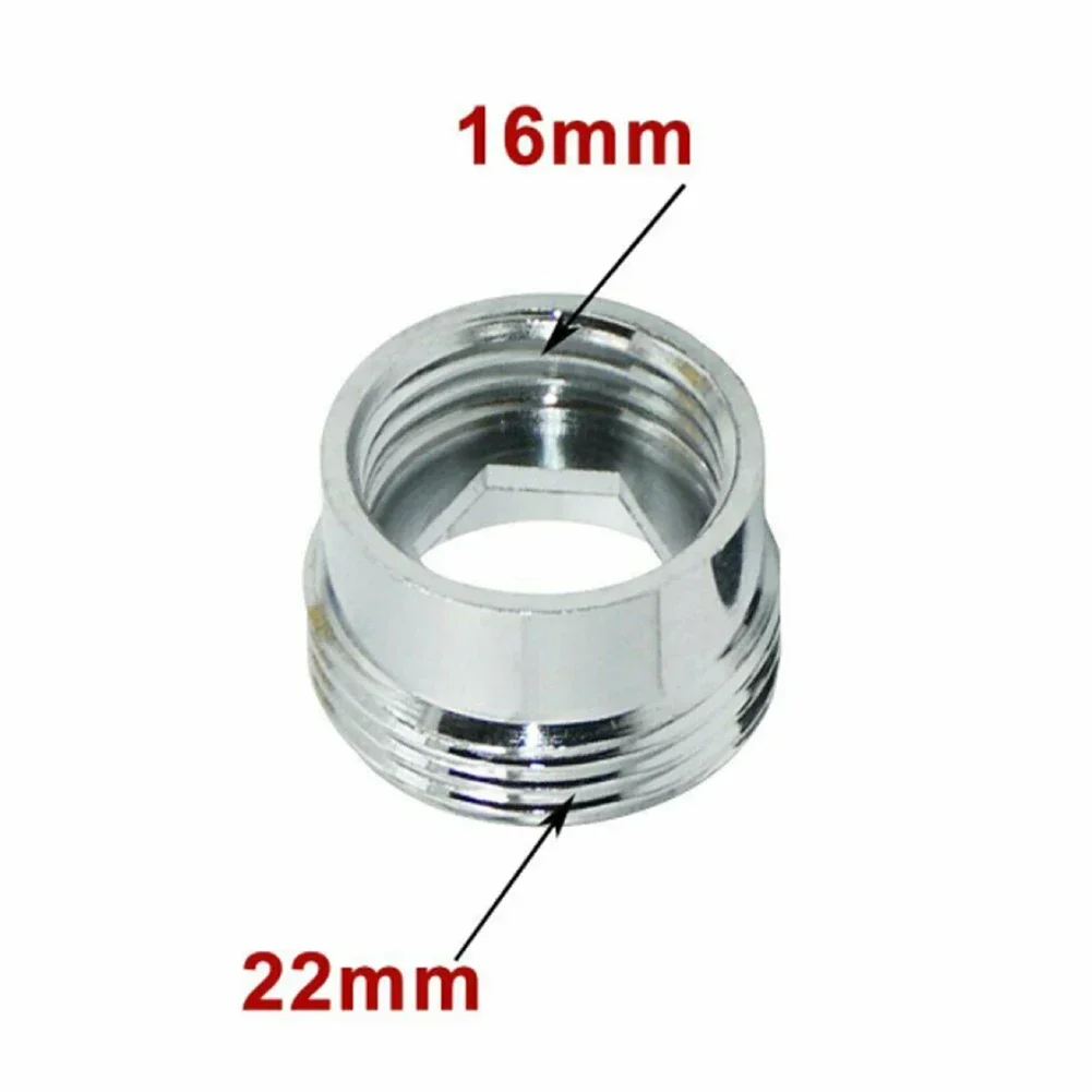 16/18/20mm To 22mm Thread Tap Connector Purifier Accessories Silver Water Tap Adapter Faucet Joints Home Improvement Tool: WHITE
