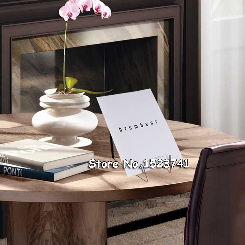 Steel Wire Portable Reading Frame Folding Bookend Music Stand reading Book Holder Stand