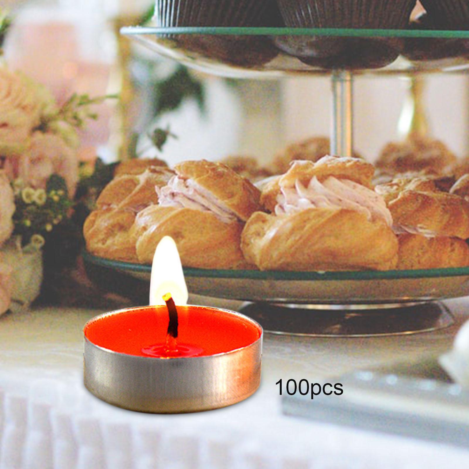 Teelicht Kerzen 1 Stunde Lang Brennen Nacht Licht Kerzen Unscented 100 stücke