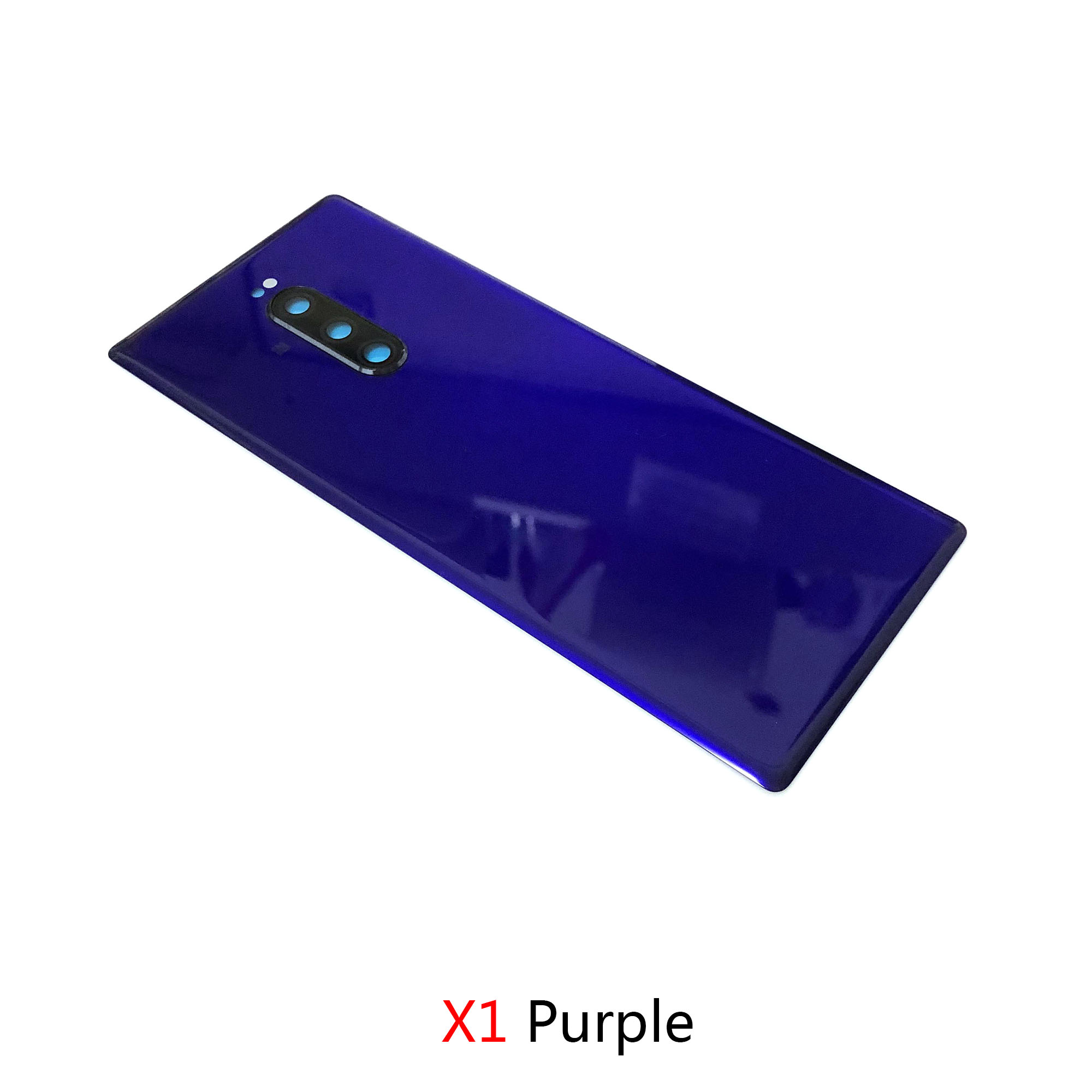 For Sony Xperia 1 X1 J9110 X1ii Mark 2 Rear Cover Housing Battery Back Door Case Cover With camera frame Replacement Parts: Orange