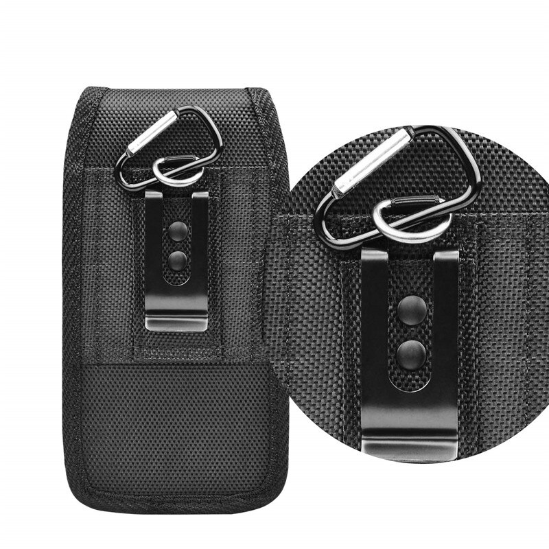 Universele telefoontas oxford stoffen kaarthouder voor oppo reno 4 lite se fz reno 4 pro 4 5g 10x zoom hoesje riemclip holster