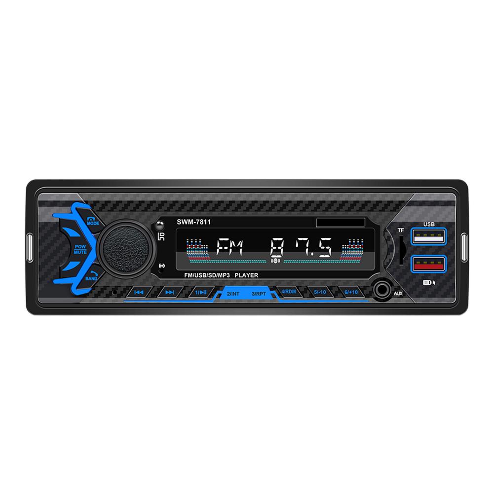 1Din Auto Radio Stereo Speler Bluetooth Multimedia MP3 Speler 12V Auto Radio Fm/Aux/Usb/Swc/Tf Subwoofer Autoradio: Package A