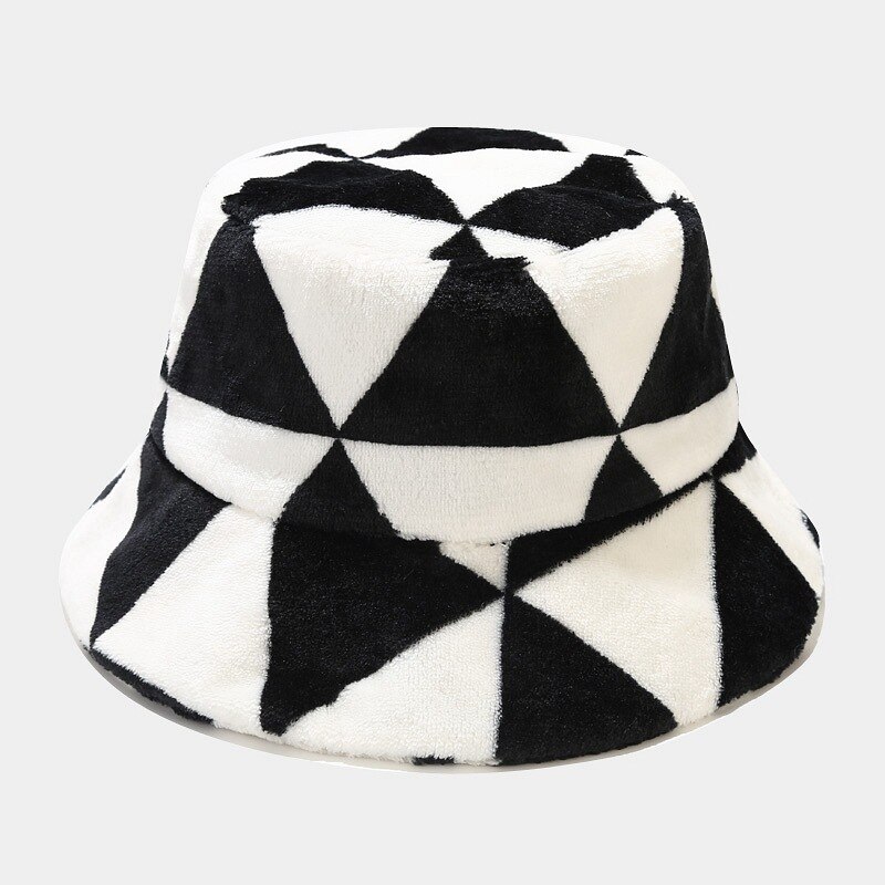 Gorro triangular de Panamá para mujer, gorro de invierno de Panamá de para mantener el calor, ir de compras al aire libre, Otoño e Invierno: triangle