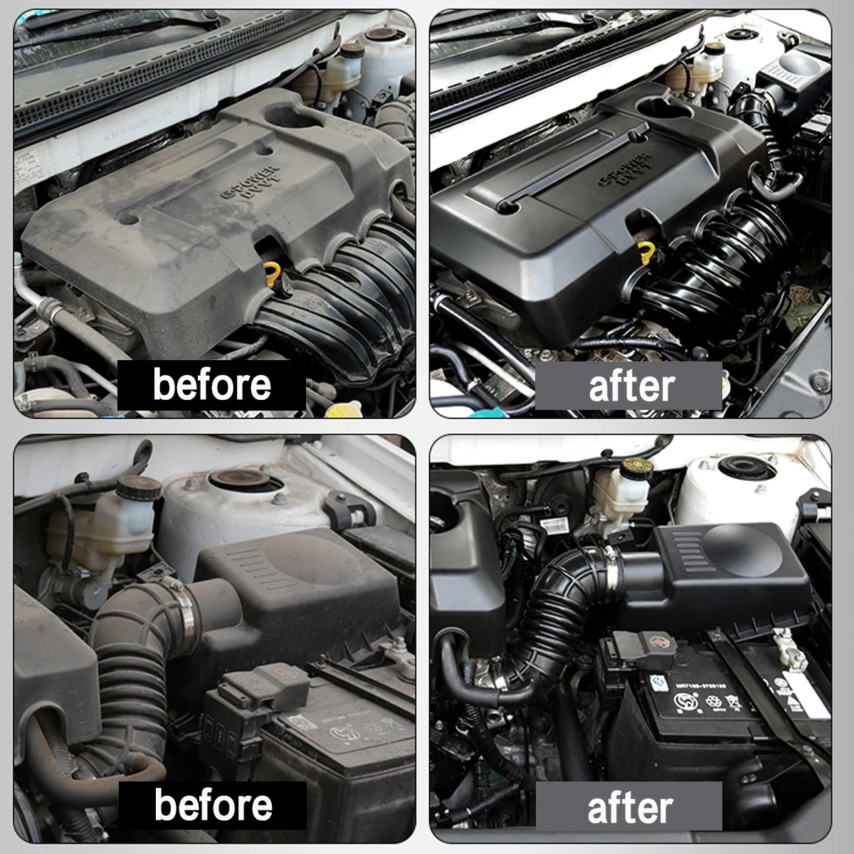 Limpiador de techo de motor de coche, potente producto de limpieza descontaminante para compartimento de motor, producto de limpieza de coche