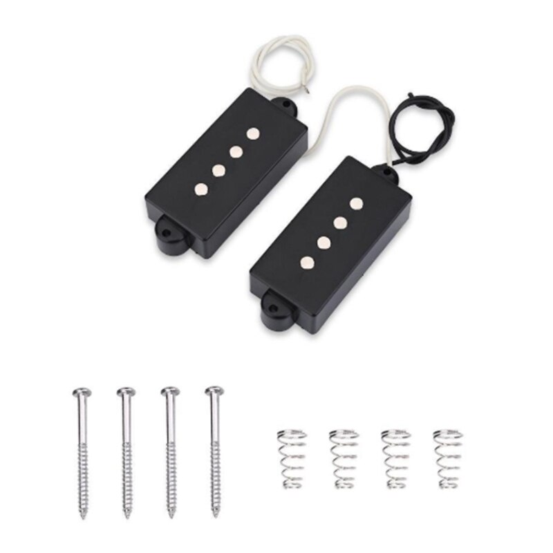Et sett med gitar pickup kobberfolie skjerming tape enkel guide 4 -strengs åpen type pickup musikkinstrument tilbehør