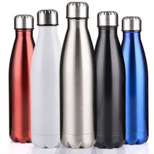 Solid P[ortable Thermos Cup Flask Vacuum Stainless Steel 500ml Coffee Tea Water Insulated
