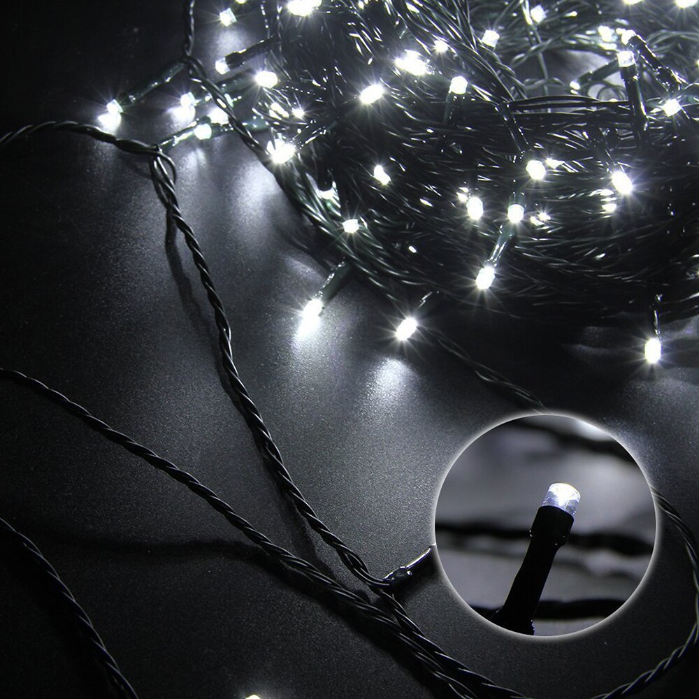 LED Solar String Lights 8 Mode Fairy Lights Outdoor Waterproof Christmas Garland Solar Power Lamp Garden Decoration D30