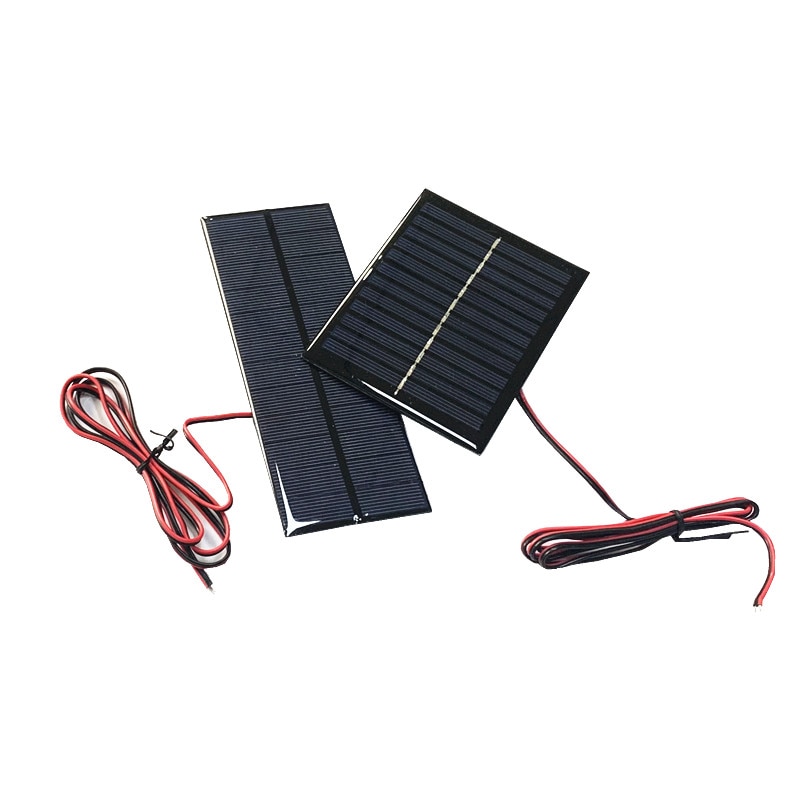 5.5V 6V Min Solar panle 135mA 220mA 240mA 250mA 500mA 550mA For DIY Battery Cell Phone Chargers Portable Solar Cell with Cable