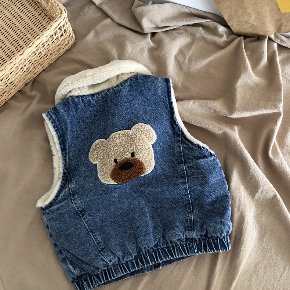 Alvivi Kinder Weste Leopard Print - Flauschige Fleece Weste Für Jungen & Mädchen