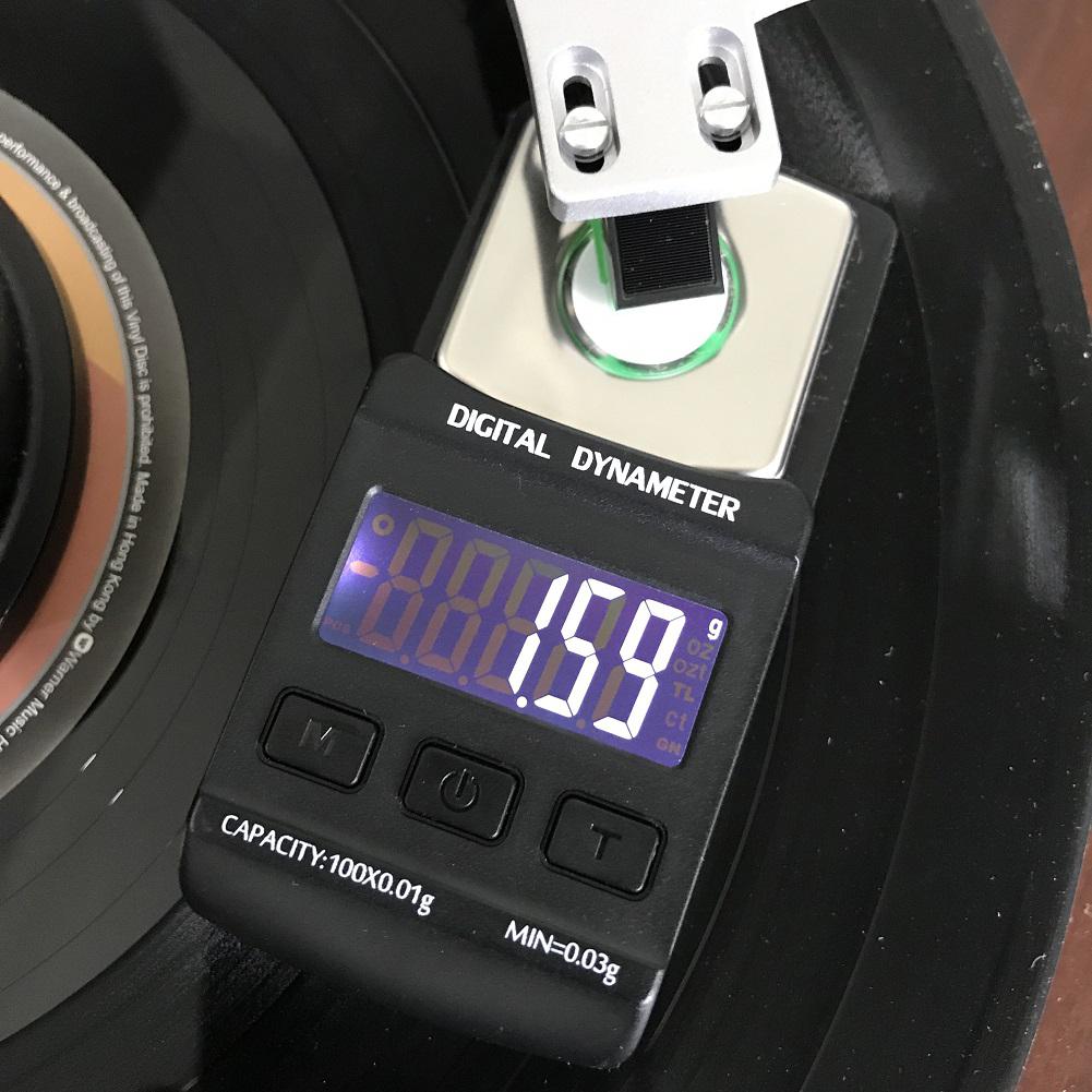 LCD Tone Arm Balance Power Records Digital Turntable Needle Measuring Gauge